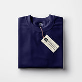 Crew Neck T-shirt in Midnight Blue
